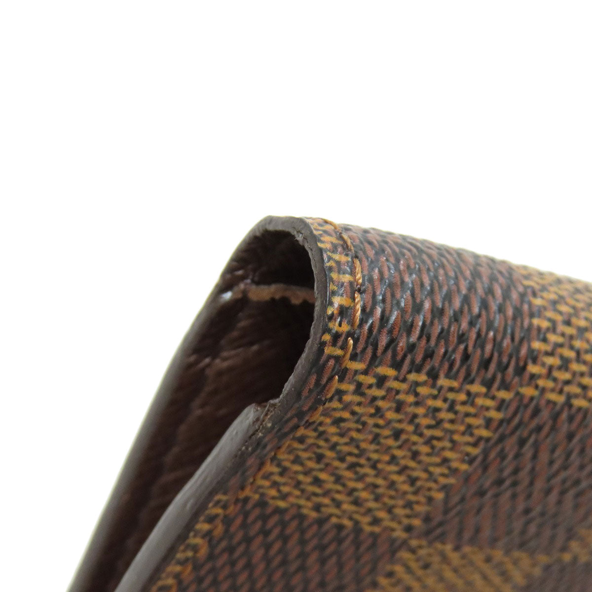 LOUIS VUITTON Bifold Wallet N61675 Damier canvas Brown Portefeuille?EMarco mens  d