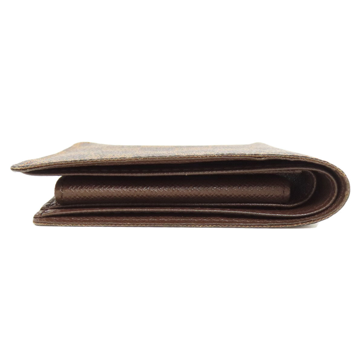 LOUIS VUITTON Bifold Wallet N61675 Damier canvas Brown Portefeuille?EMarco mens  d