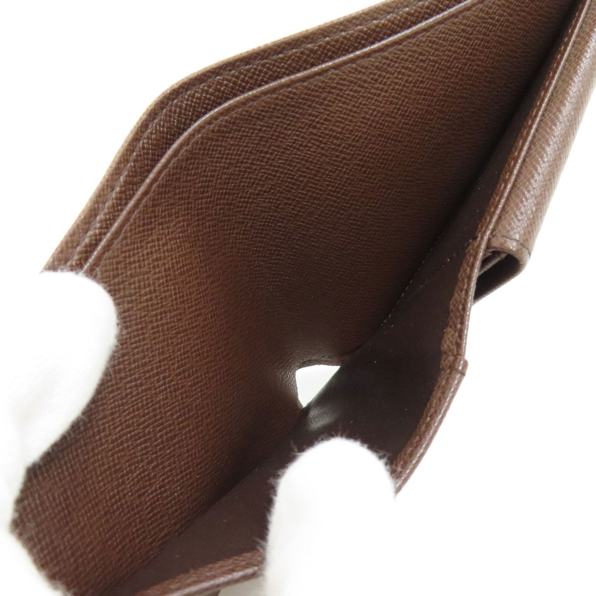 LOUIS VUITTON Bifold Wallet N61675 Damier canvas Brown Portefeuille?EMarco mens  d