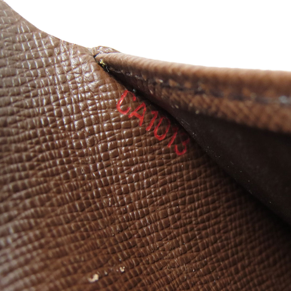 LOUIS VUITTON Bifold Wallet N61675 Damier canvas Brown Portefeuille?EMarco mens  d