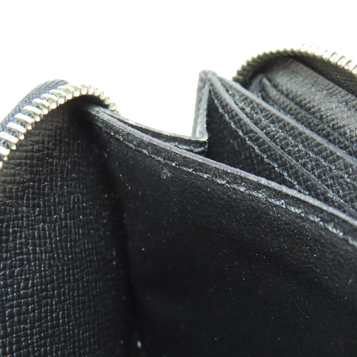 LOUIS VUITTON Coin case N63076 Damier canvas black Zippy coin purse mens(Unisex)  d
