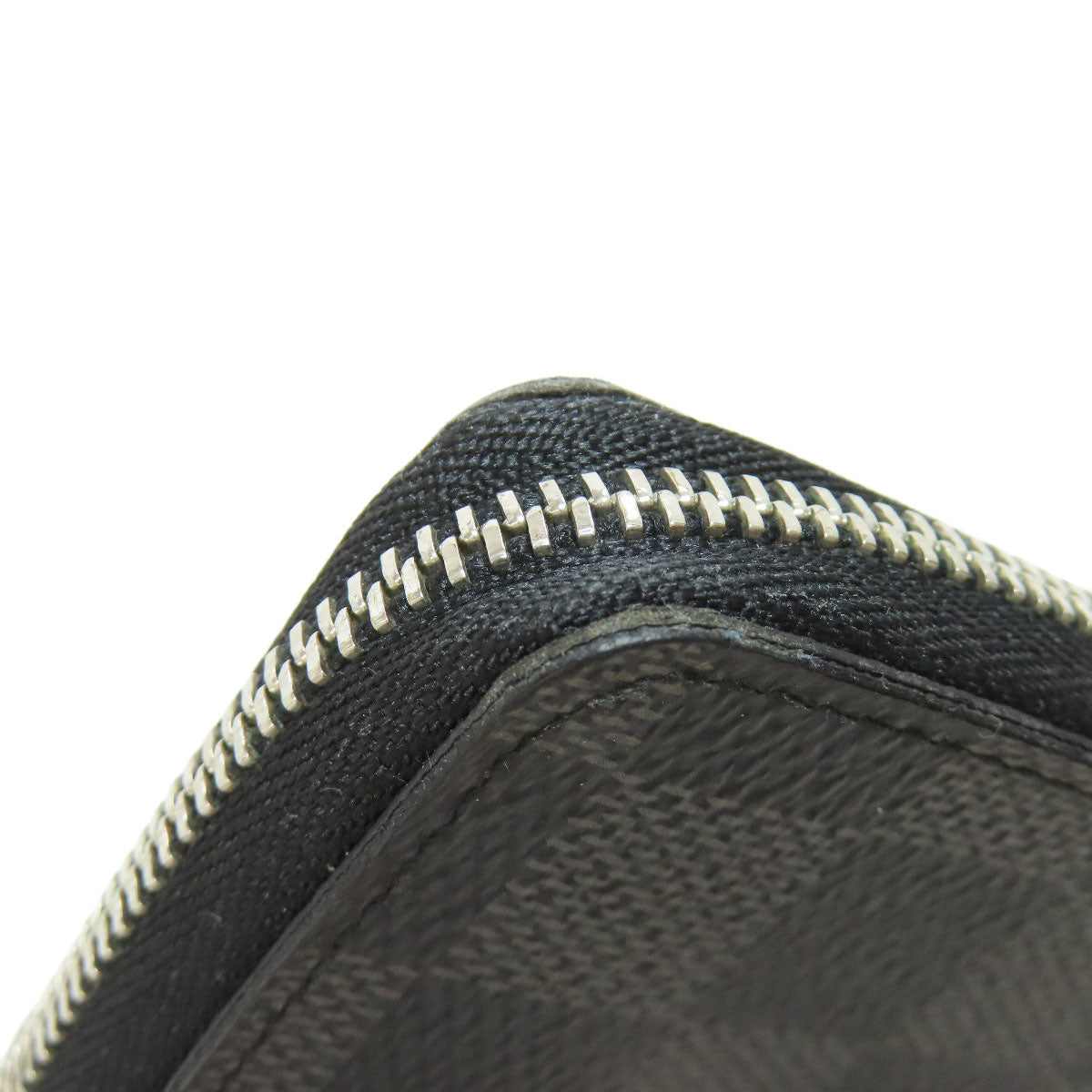LOUIS VUITTON Coin case N63076 Damier canvas black Zippy coin purse mens(Unisex)  d