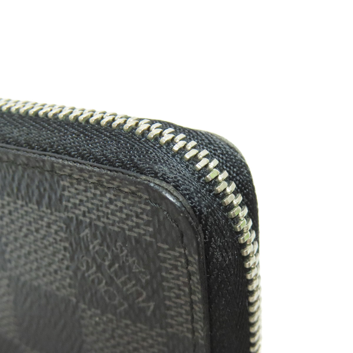 LOUIS VUITTON Coin case N63076 Damier canvas black Zippy coin purse mens(Unisex)  d