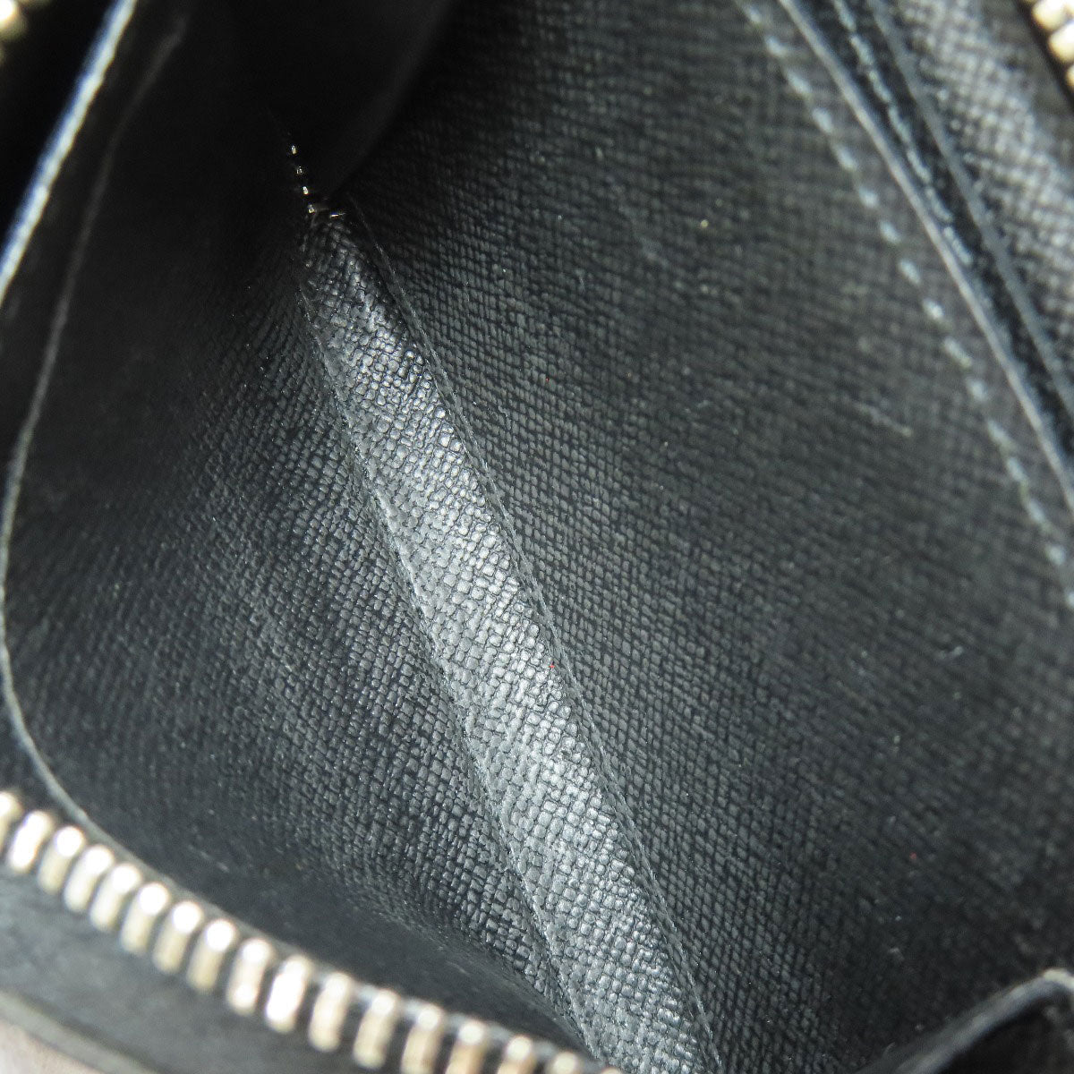 LOUIS VUITTON Coin case N63076 Damier canvas black Zippy coin purse mens(Unisex)  d