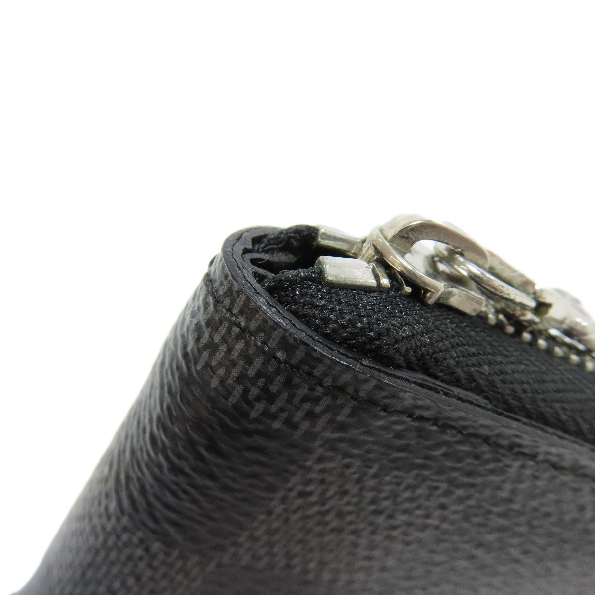 LOUIS VUITTON Coin case N63076 Damier canvas gray Zippy coin purse mens  d