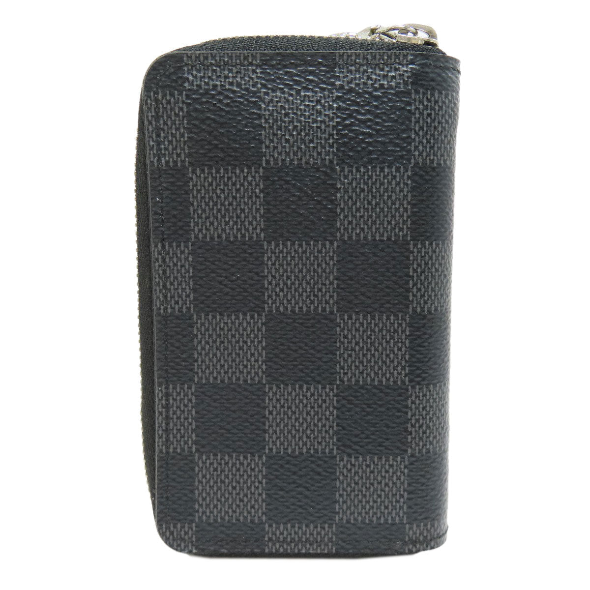 LOUIS VUITTON Coin case N63076 Damier canvas gray Zippy coin purse mens  d