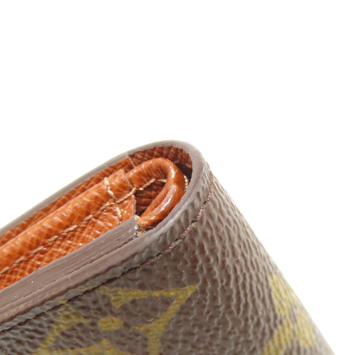 LOUIS VUITTON Coin case M61930 Monogram canvas Brown Portonet Plat Women  d
