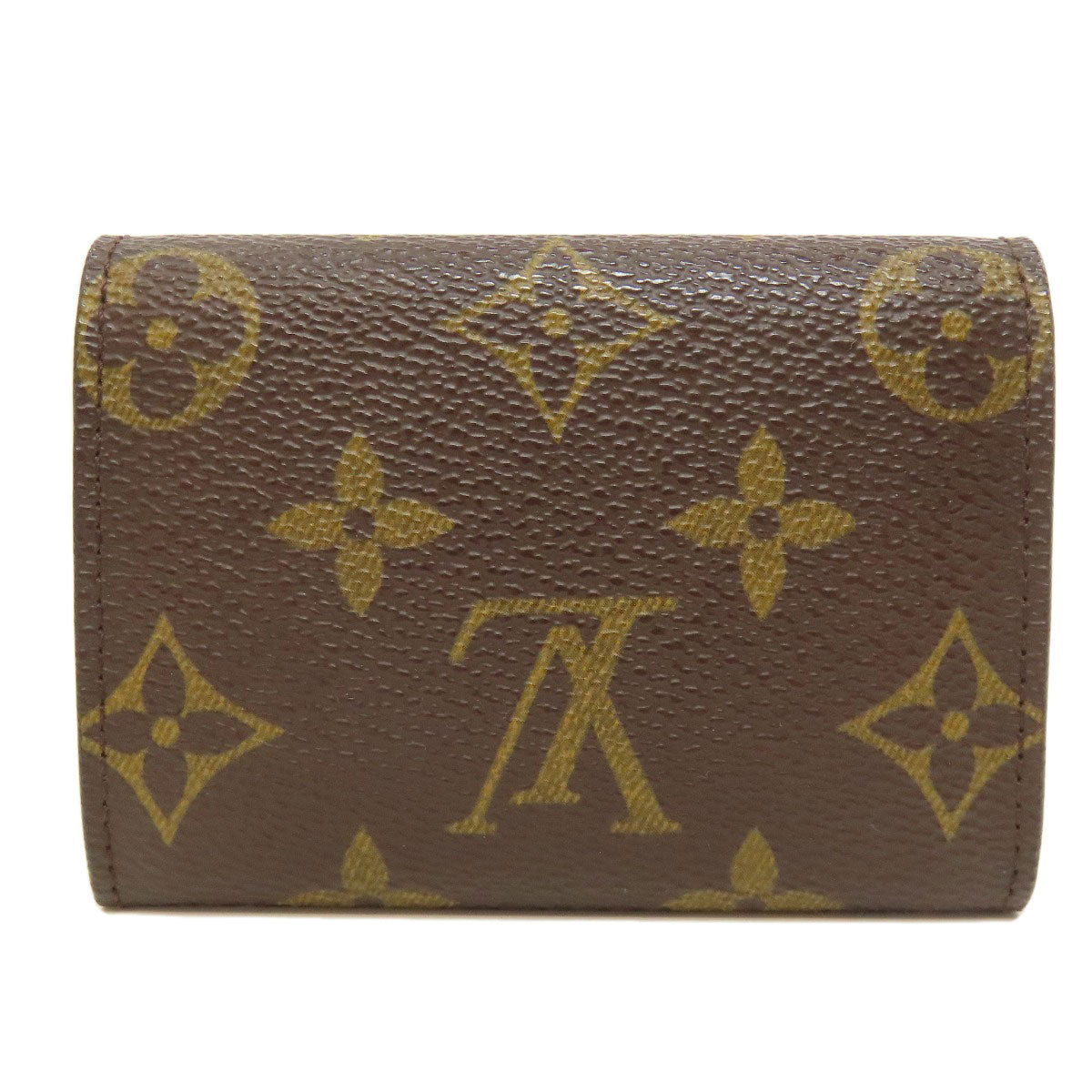 LOUIS VUITTON Coin case M61930 Monogram canvas Brown Portonet Plat Women  d