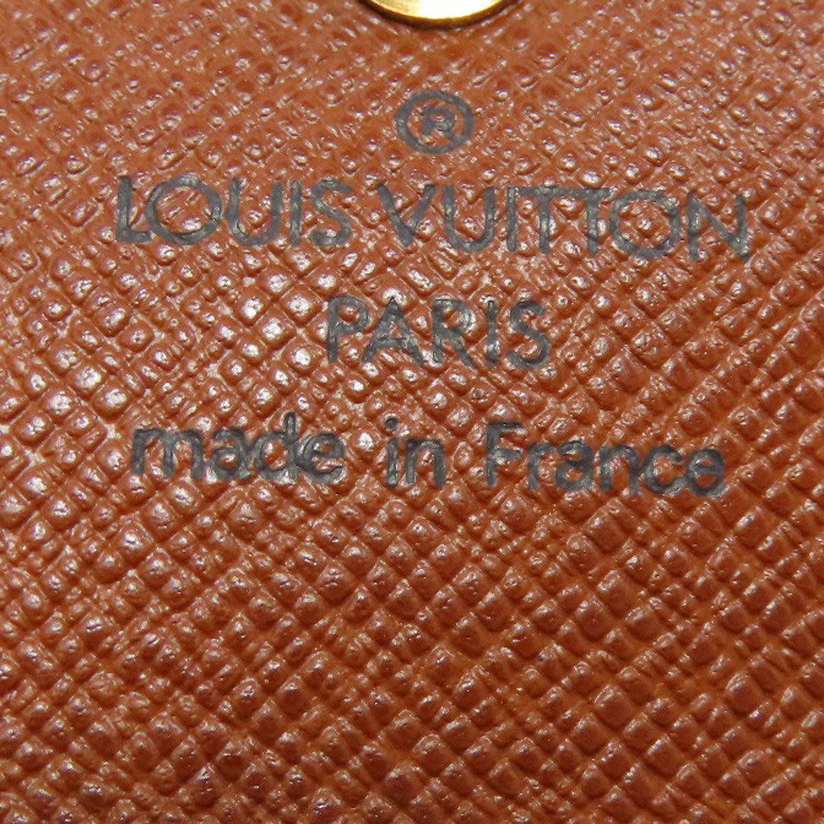 LOUIS VUITTON Coin case M61930 Monogram canvas Brown Portonet Plat Women  d