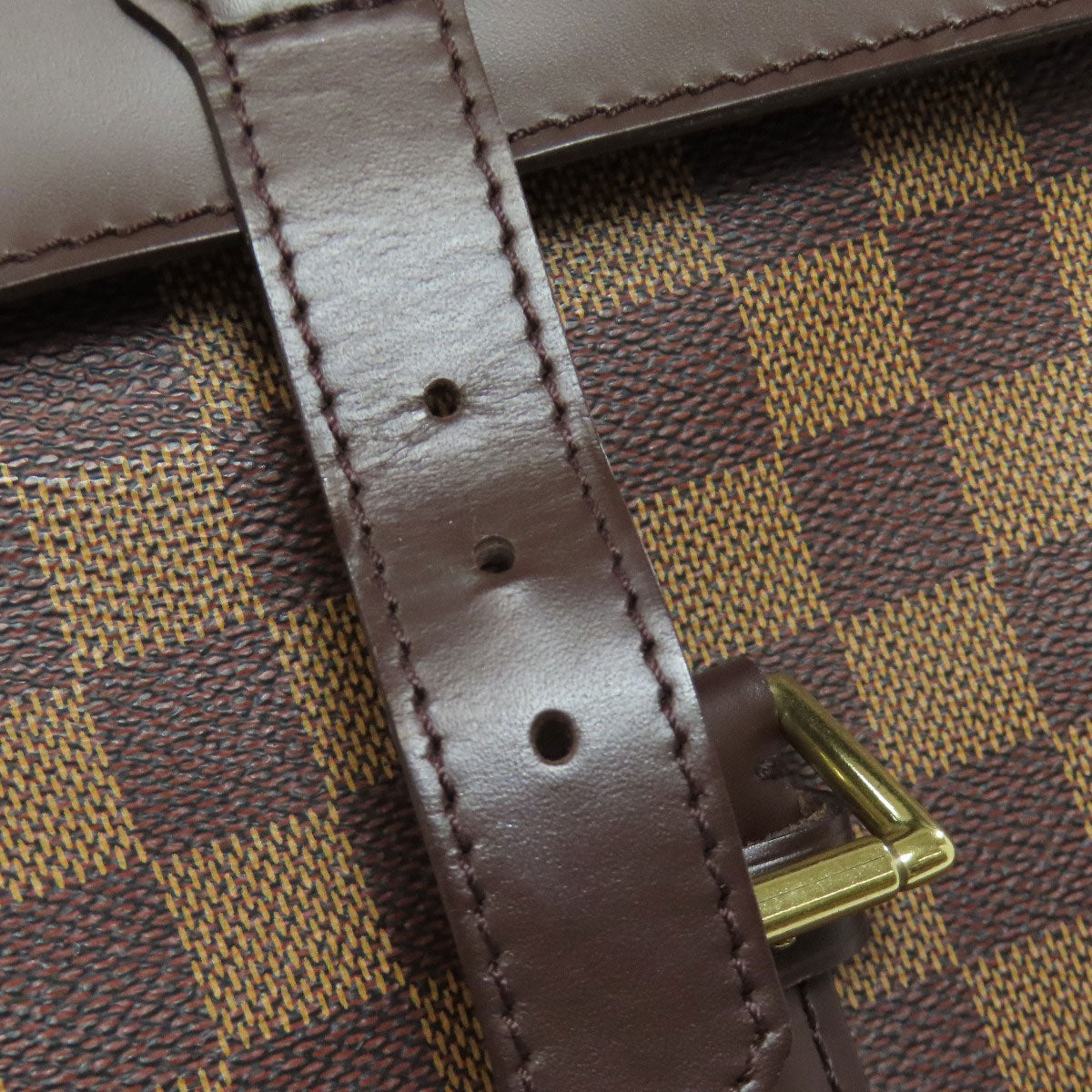 LOUIS VUITTON Backpack N51132 Damier canvas Brown Soho Women  d