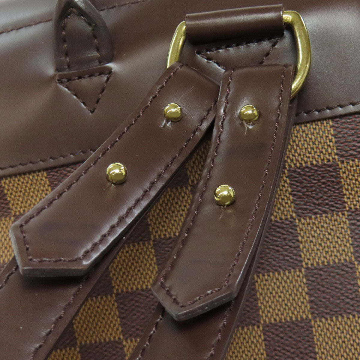 LOUIS VUITTON Backpack N51132 Damier canvas Brown Soho Women  d