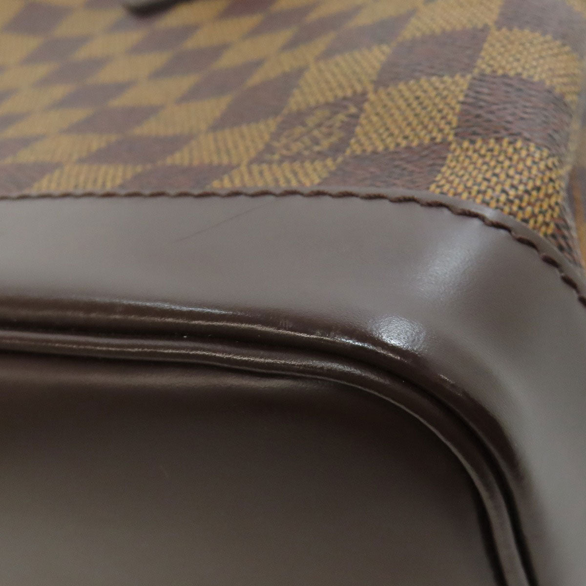 LOUIS VUITTON Backpack N51132 Damier canvas Brown Soho Women  d