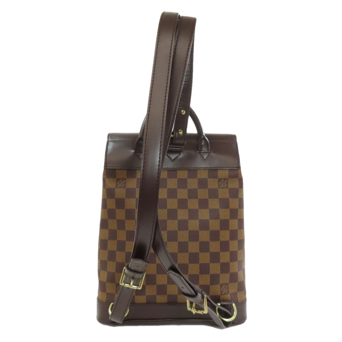 LOUIS VUITTON Backpack N51132 Damier canvas Brown Soho Women  d