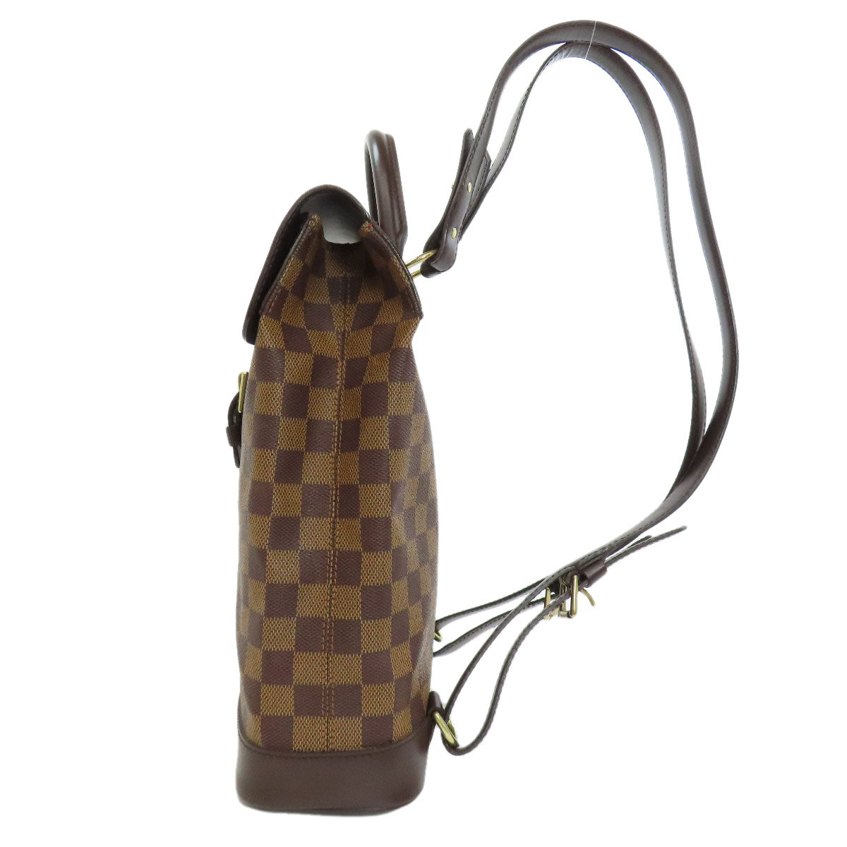 LOUIS VUITTON Backpack N51132 Damier canvas Brown Soho Women  d