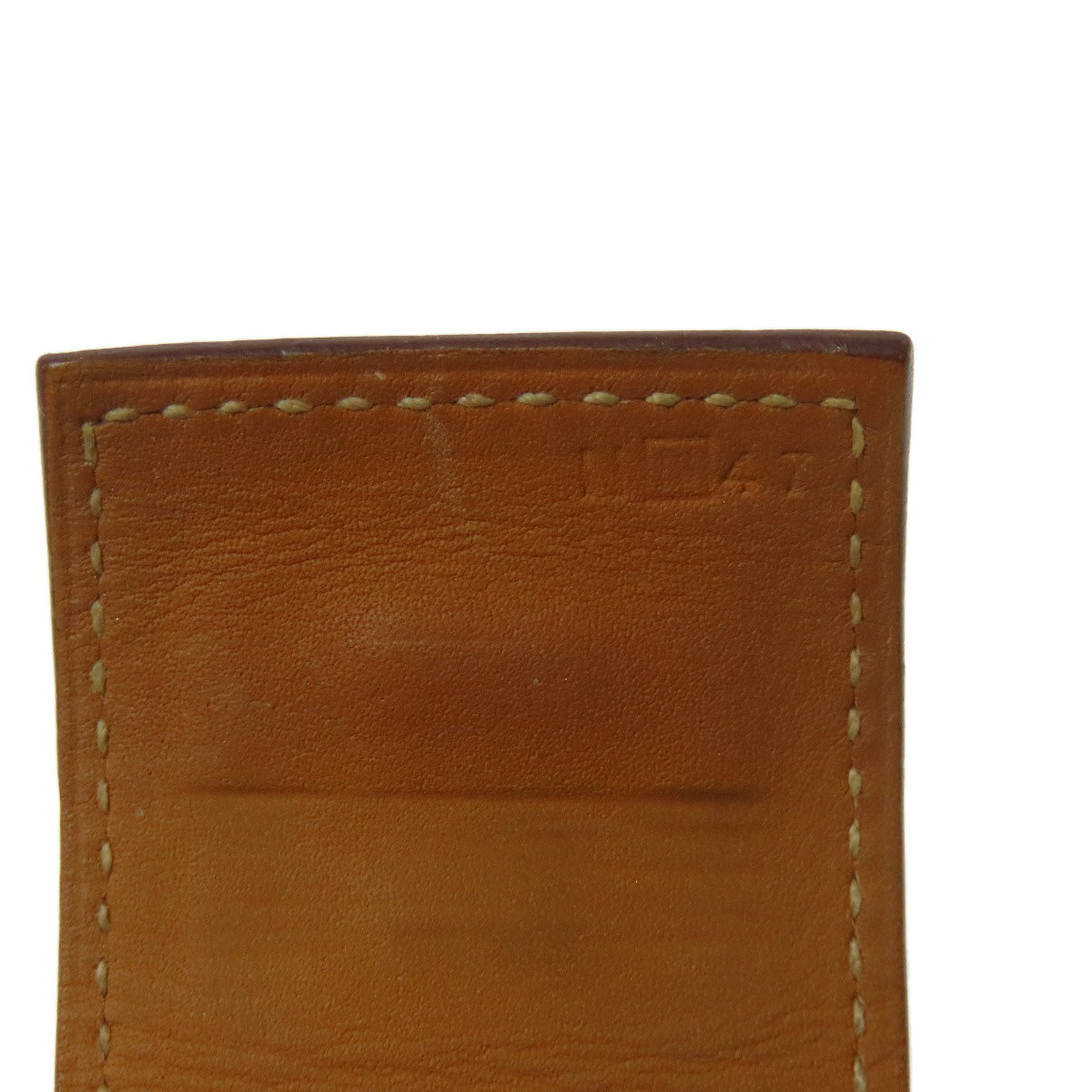 HERMES bracelet Calfskin Red Collie do cyan Women  d