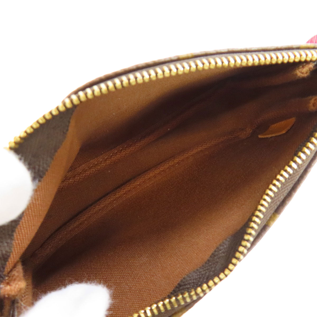 LOUIS VUITTON Accessory pouch M62087 Monogram canvas Brown Mini Pochettes & Accessories Giraffe Women  d