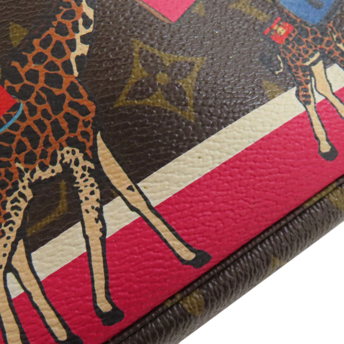 LOUIS VUITTON Accessory pouch M62087 Monogram canvas Brown Mini Pochettes & Accessories Giraffe Women  d