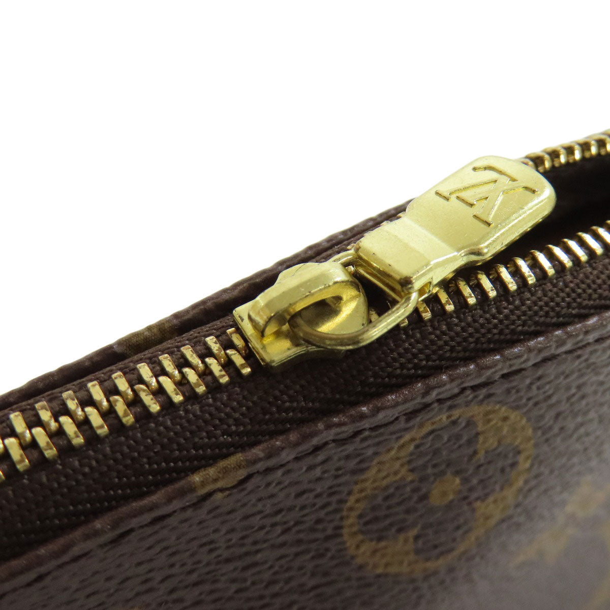 LOUIS VUITTON Accessory pouch M62087 Monogram canvas Brown Mini Pochettes & Accessories Giraffe Women  d