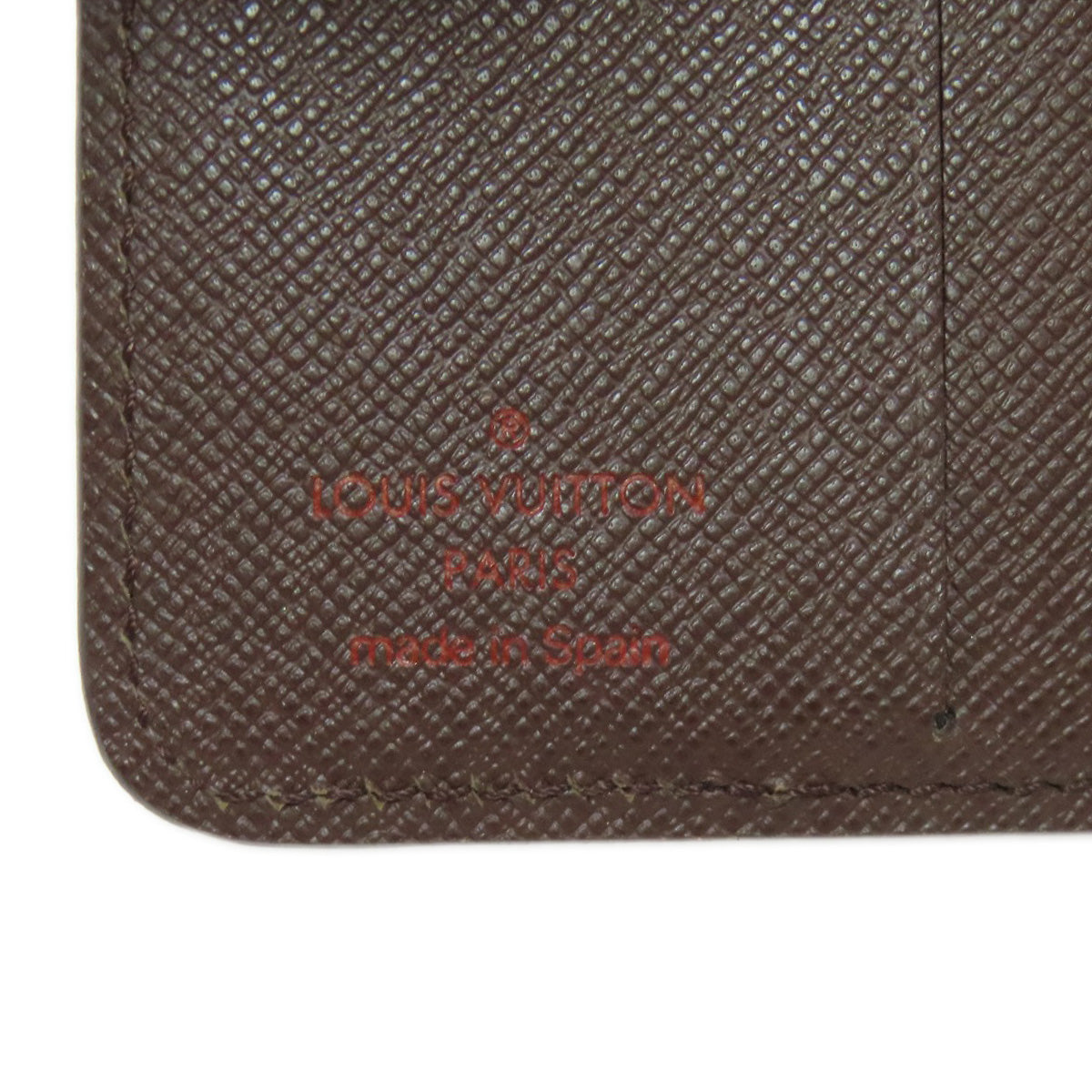 LOUIS VUITTON Bifold Wallet M61668 Damier canvas Brown Compact zip Women  d
