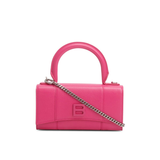 Balenciaga Pink Grained Calf Leather Hourglass Phone Holder