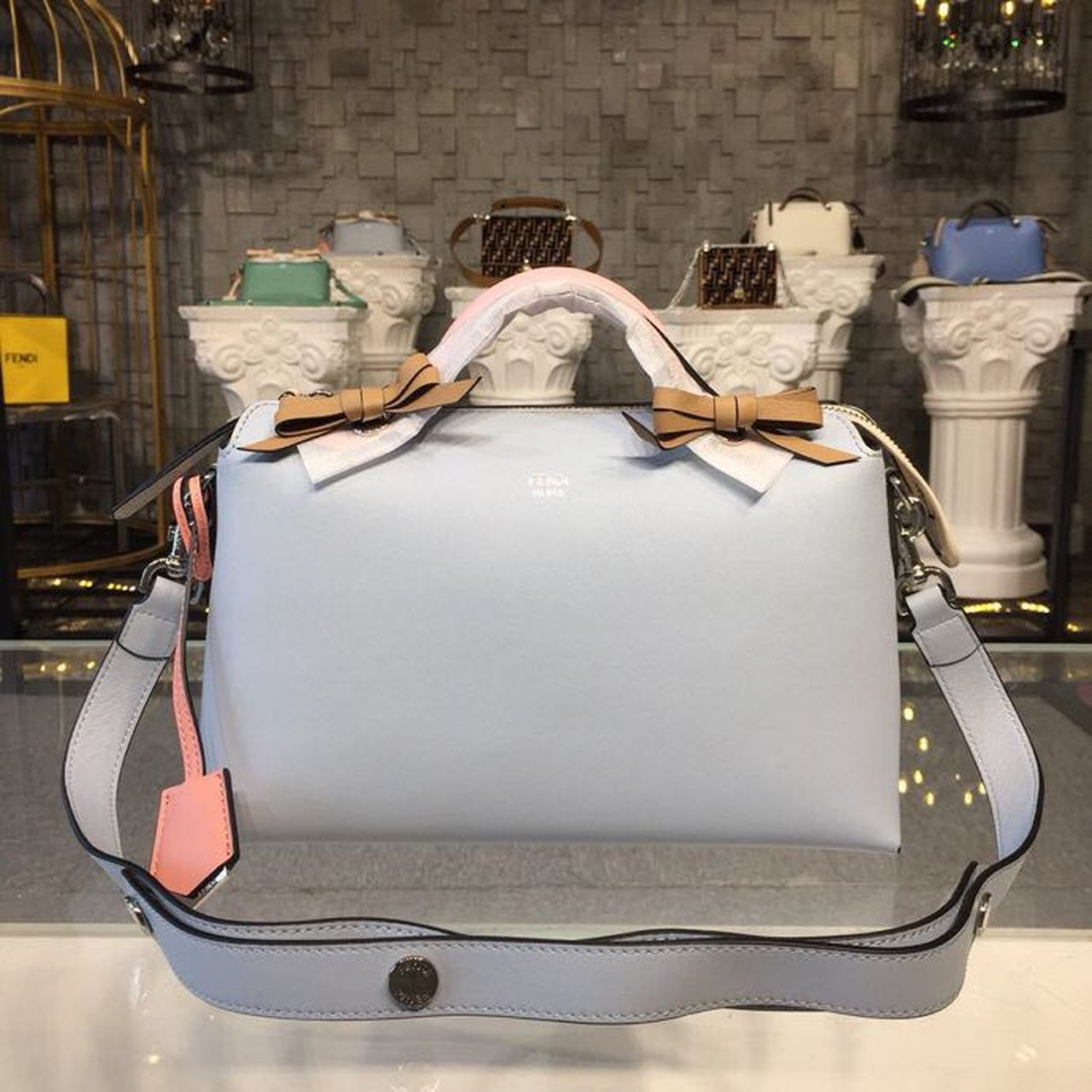 FI By The Way MeTop Qualityum Light Blue For Women, Hangbags, Shoulder And Crossbody Bags 11.4in/29cm FF 8BL146