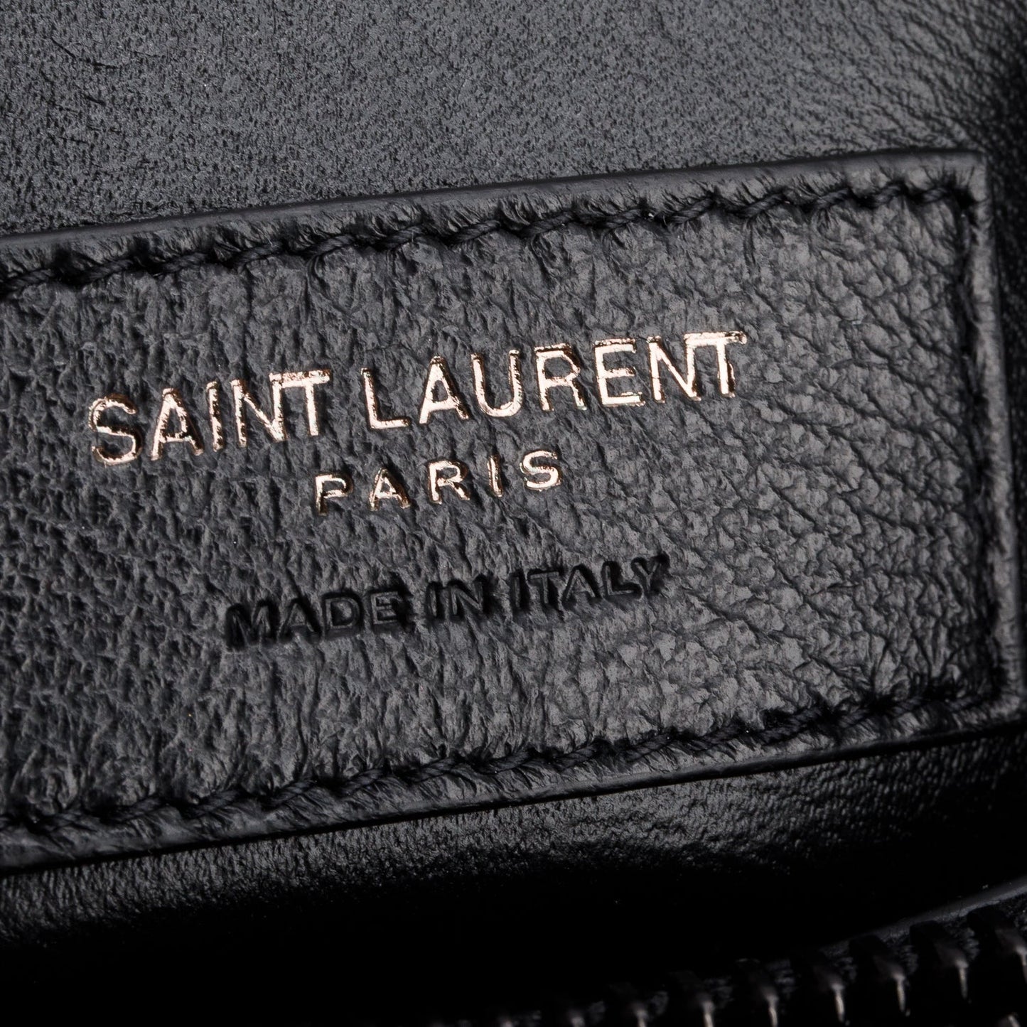 Saint Laurent 2022 Black Y Chevron Leather Small LouLou Shoulder Bag