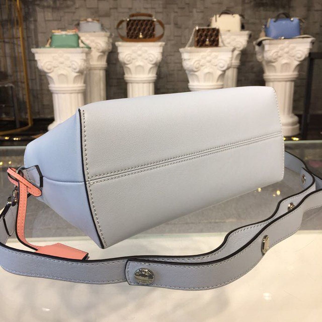 FI By The Way MeTop Qualityum Light Blue For Women, Hangbags, Shoulder And Crossbody Bags 11.4in/29cm FF 8BL146