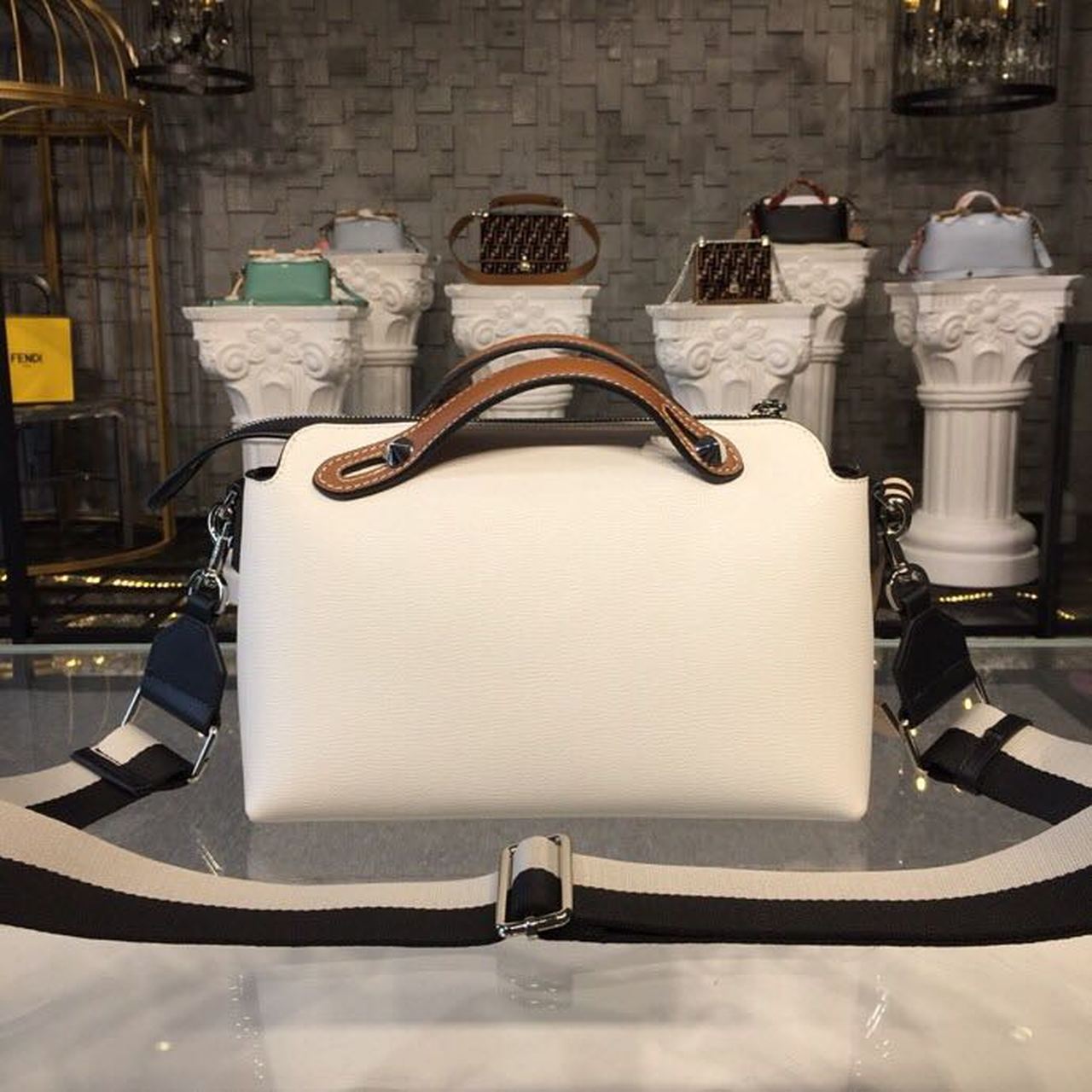 FI By The Way MeTop Qualityum White For Women, Hangbags, Shoulder And Crossbody Bags 11.4in/29cm FF 8BL146