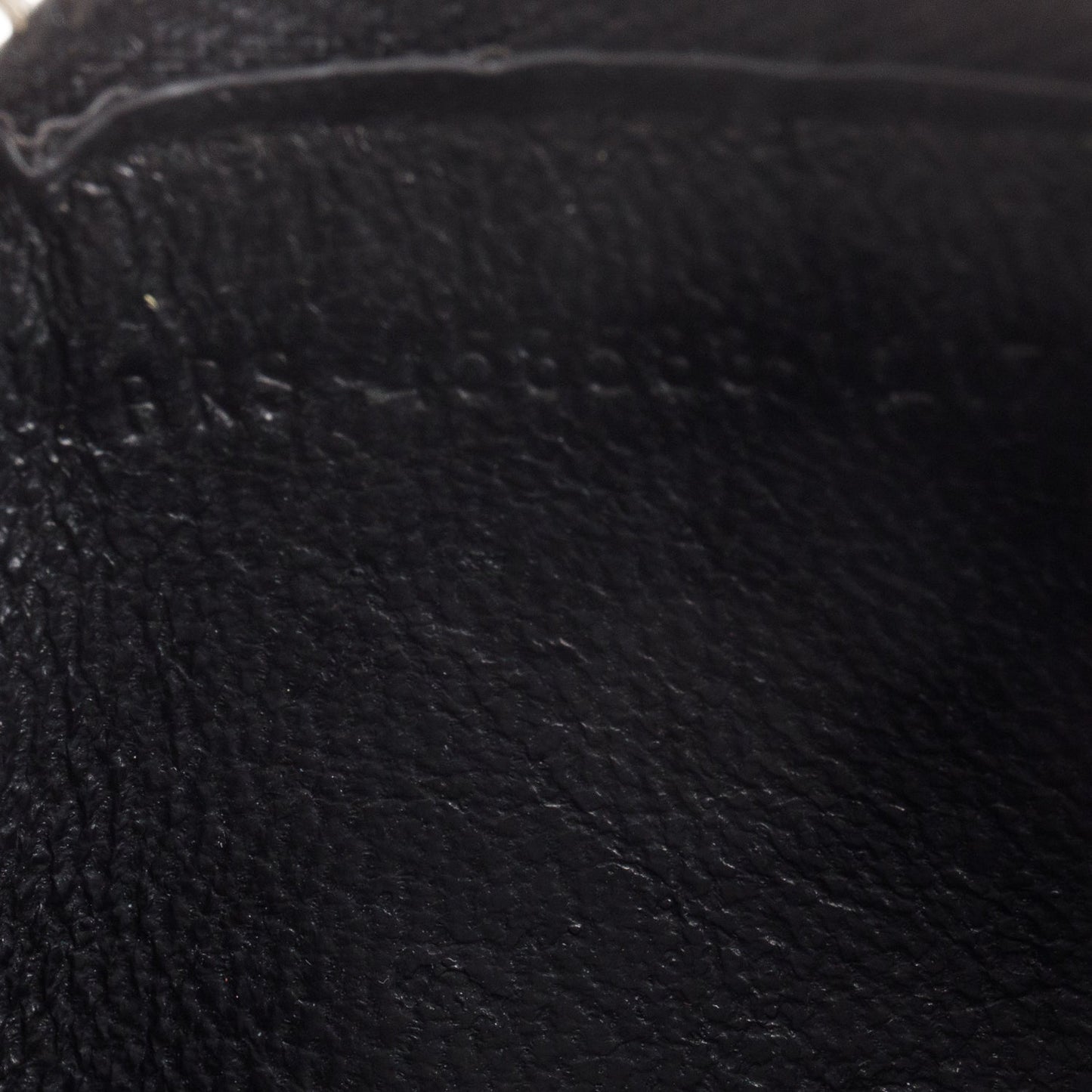 Saint Laurent Black Grain de Poudre Paris Fragments Zipped Card Case