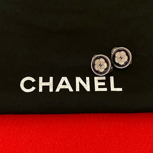CHANEL Earring alloy Silver