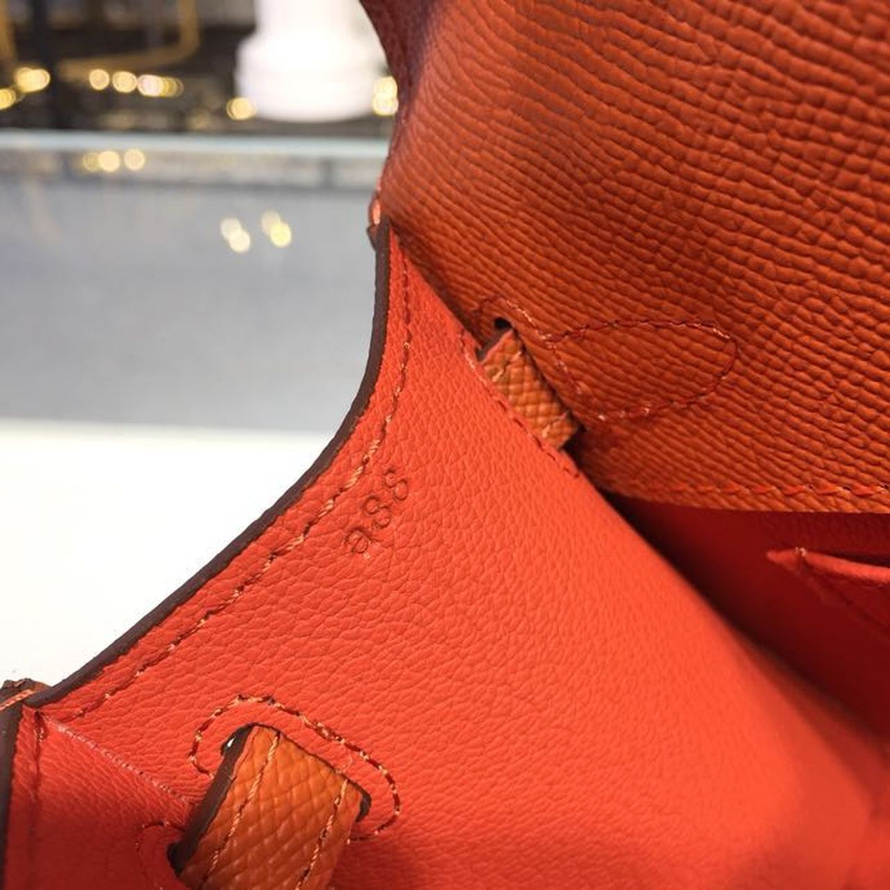 Top Quality Mini Kelly KP Pochette Orange For Women Gold Toned Hardware 8.7in/22cmÂ 