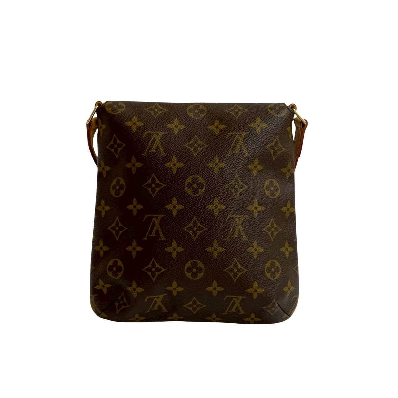 LOUIS VUITTON Shoulder Bag leather Brown Monogram M tte Salsa