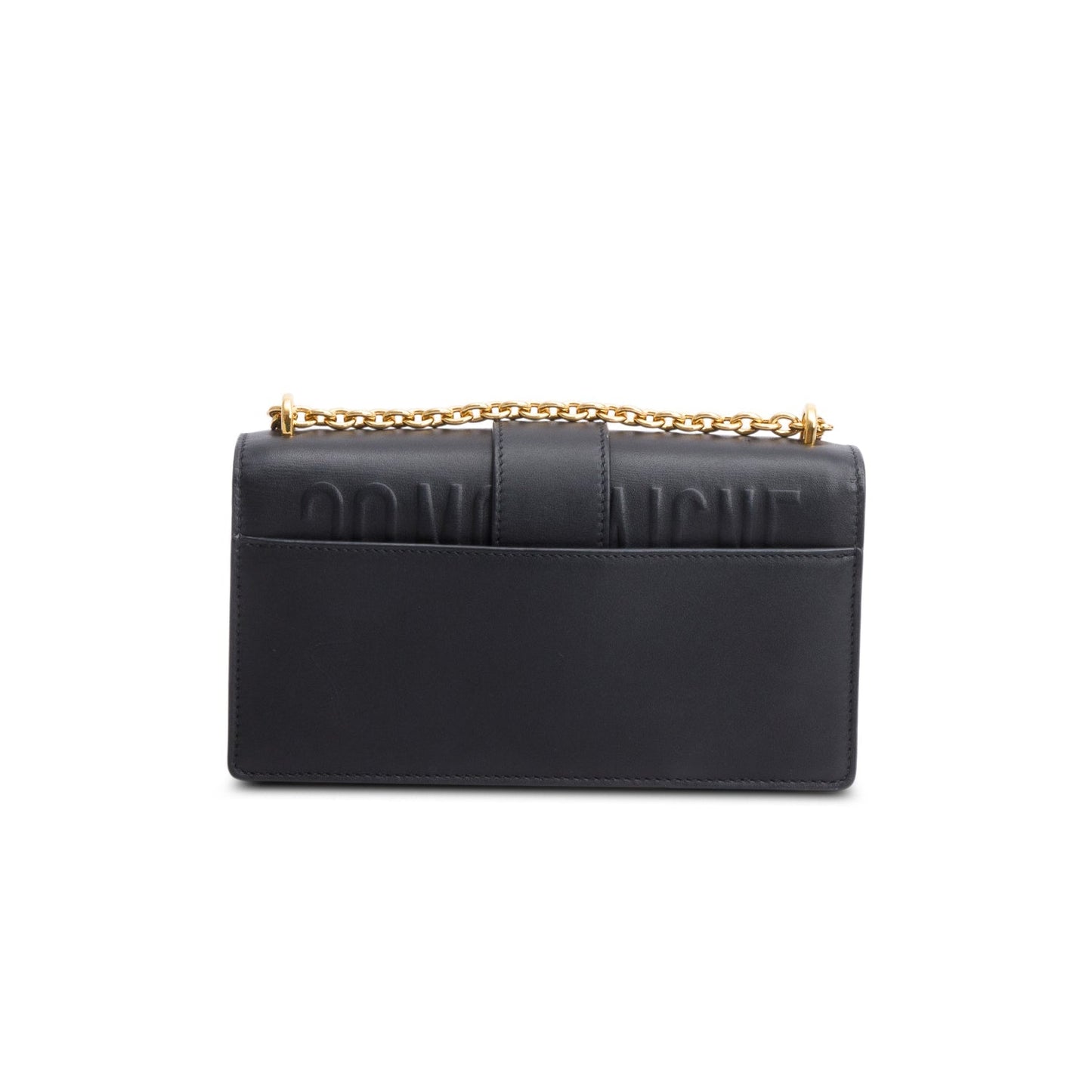 Christian Dior 2022 Black Calfskin 30 Montaigne East-West Chain Bag