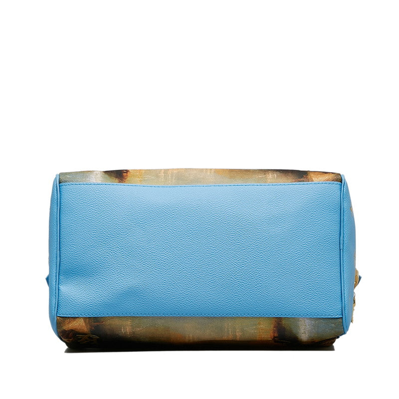 Louis Vuitton Masters Collection Turner Speed 30 Handbag M43306 Blue Multicolor PVC Leather Ladies Louis Vuitton