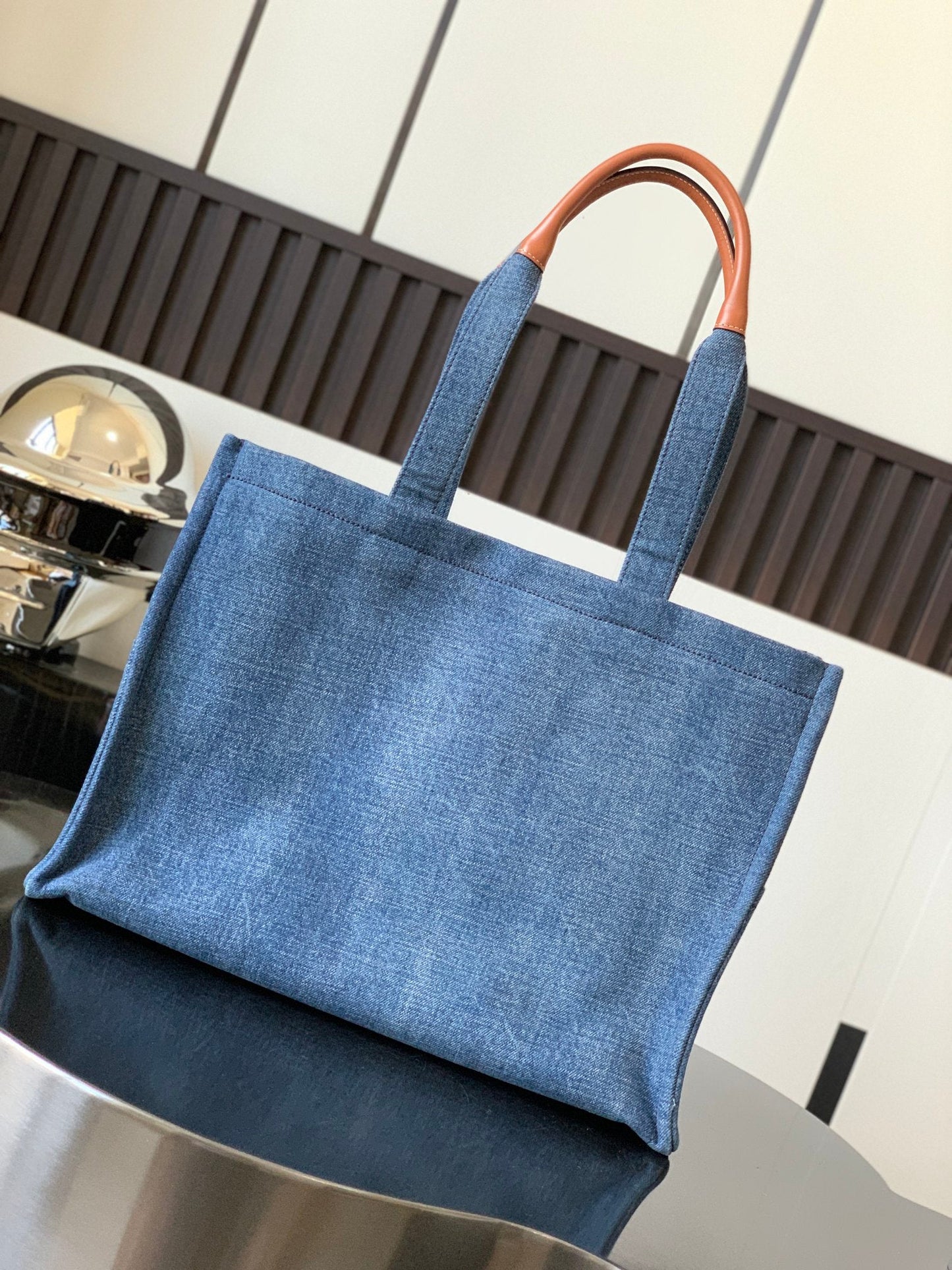 Top Quality Medium Denim Tote For Women 16in/41cmÂ 