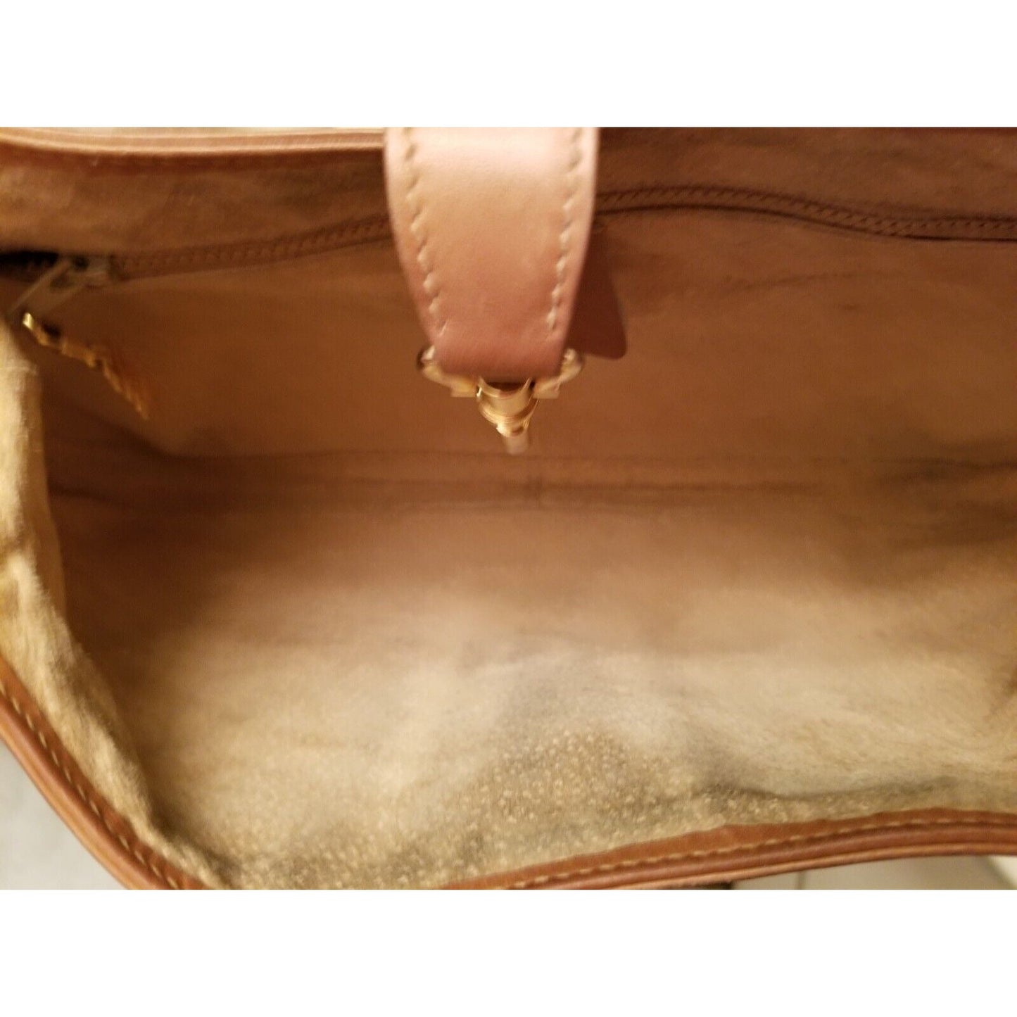 Rare,  , Gucci, camel leather 1961 Jackie hobo shoulder bag with a red & green center stripe, gold piston closure, & extender strap