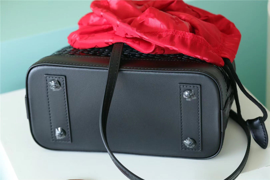 Top Quality Alma PM Monogram Black For Women, Womens Handbags, Shoulder And Crossbody Bags 13.4in/34cm Top Quality M20355