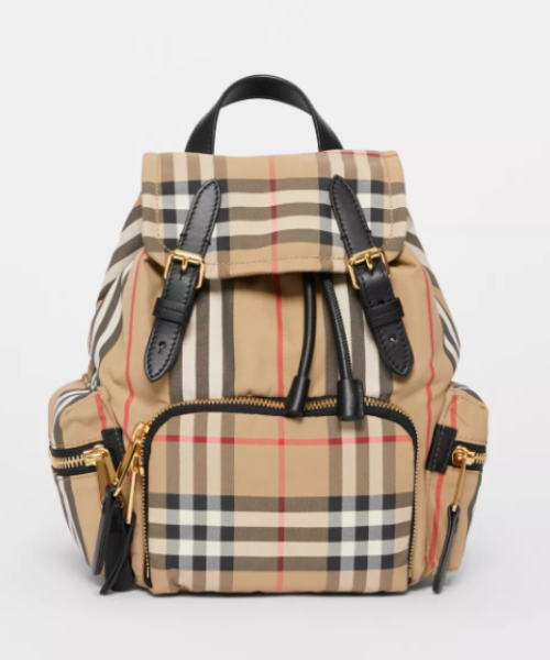 Burberry The Small Rucksack in   Checkers