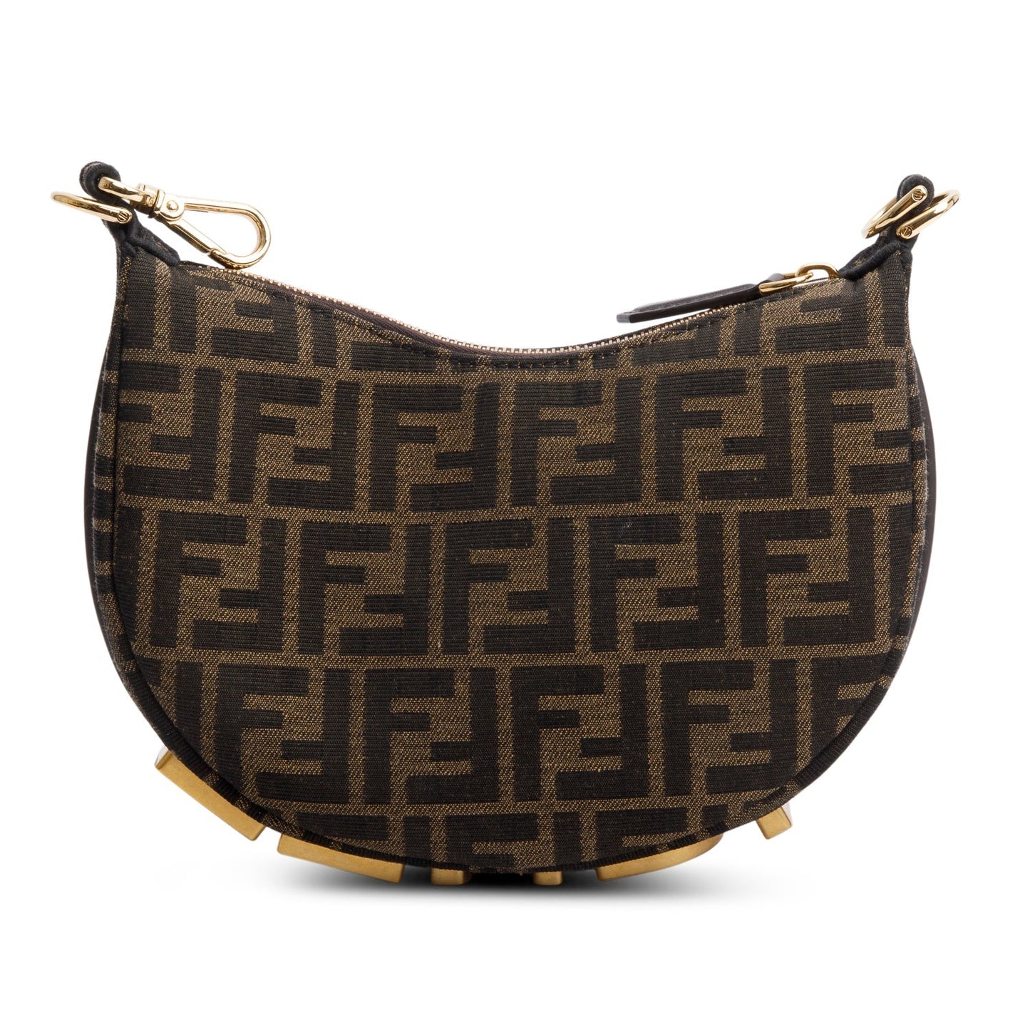 Fendi Brown FF Zucca Jacquard Mini Fendigraphy Bag