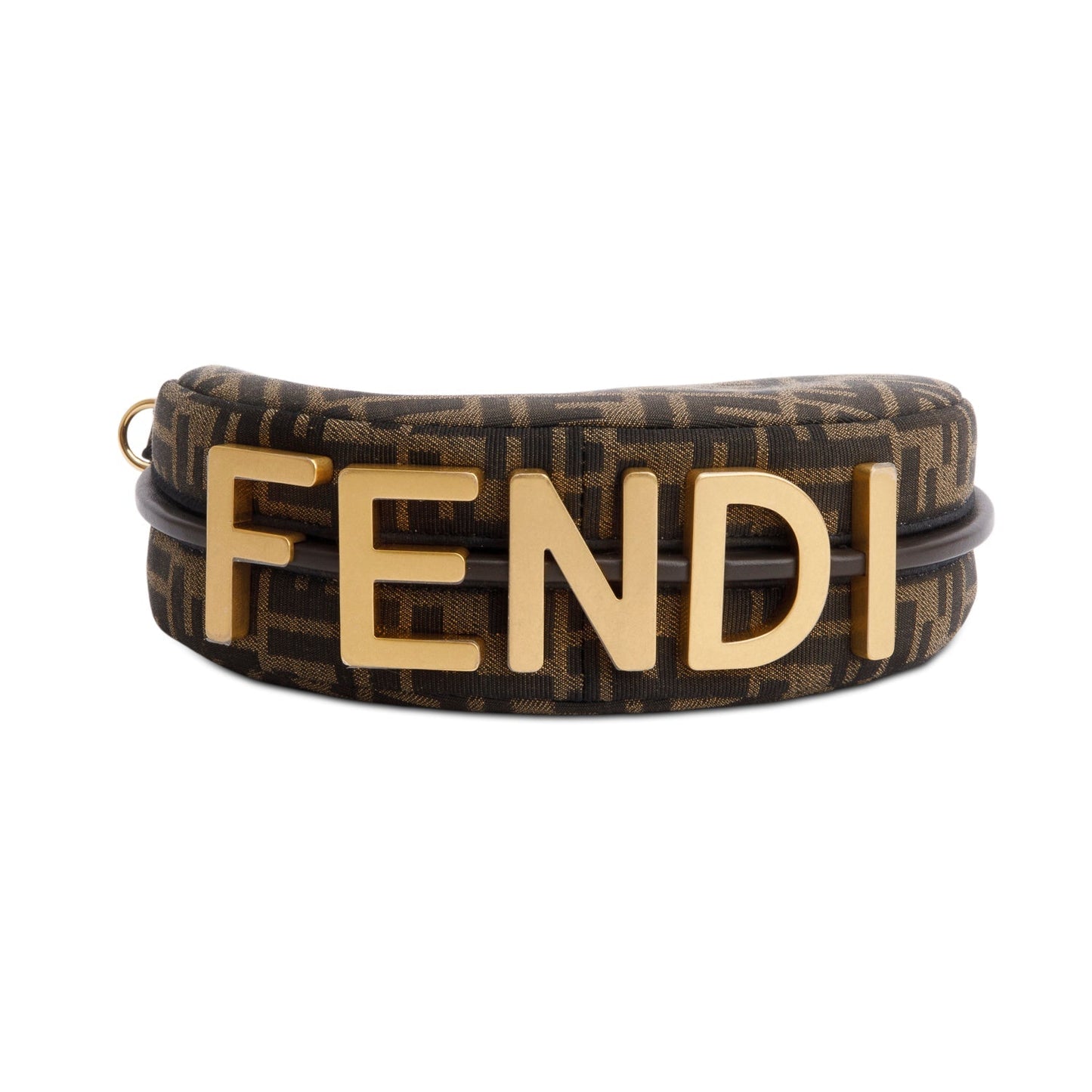Fendi Brown FF Zucca Jacquard Mini Fendigraphy Bag