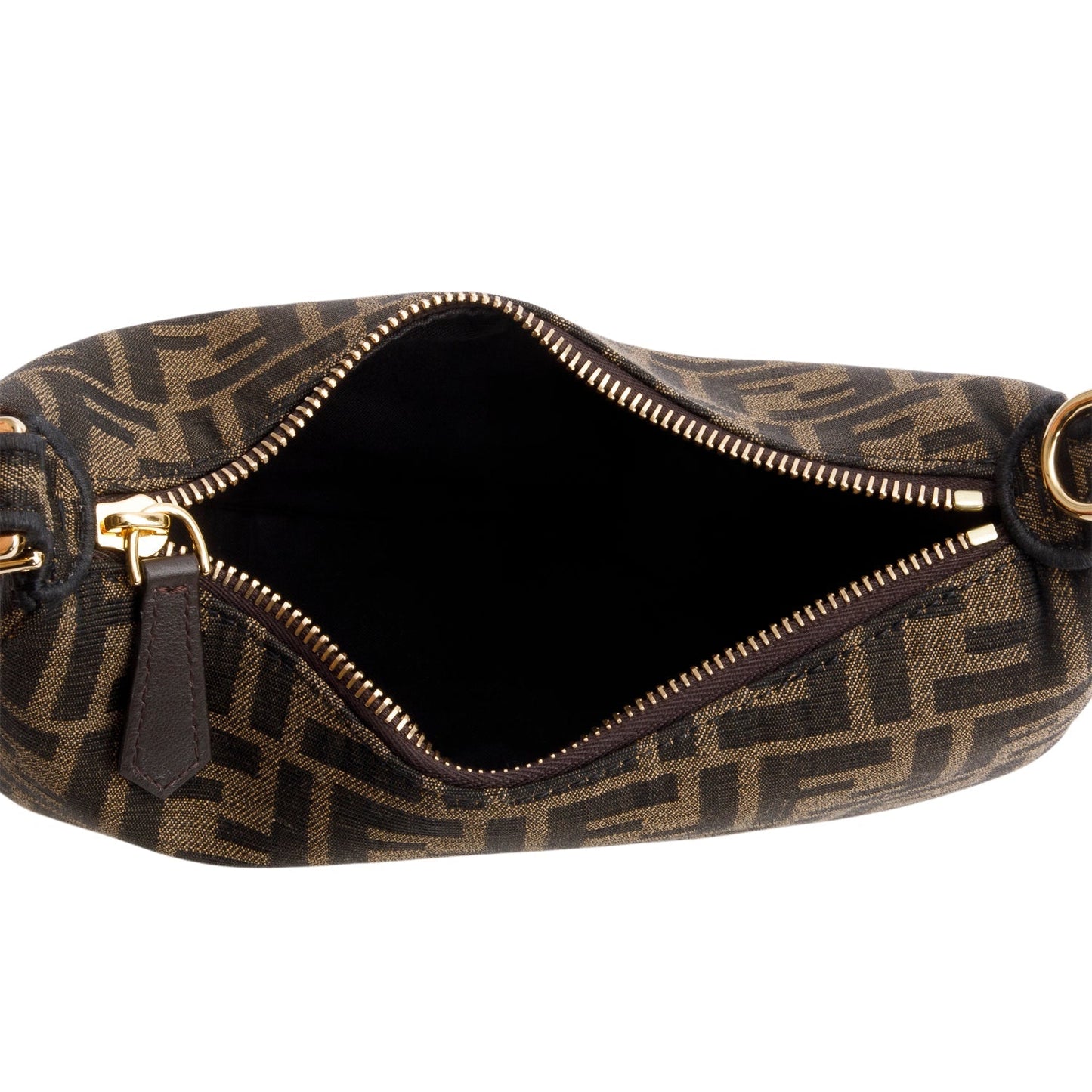 Fendi Brown FF Zucca Jacquard Mini Fendigraphy Bag