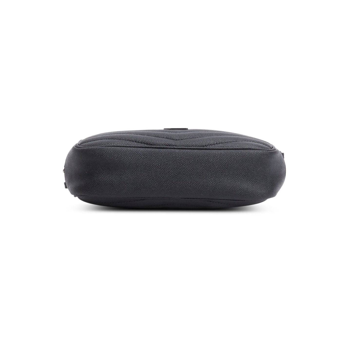 Saint Laurent Black Grain de Poudre Matelasse Mini Lou Camera Bag