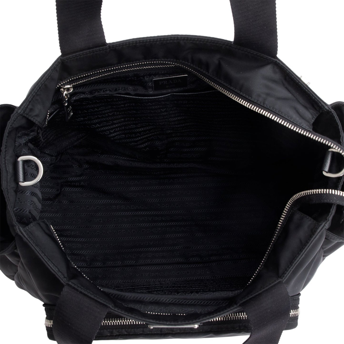 Prada Black Tessuto Nylon Diaper Bag