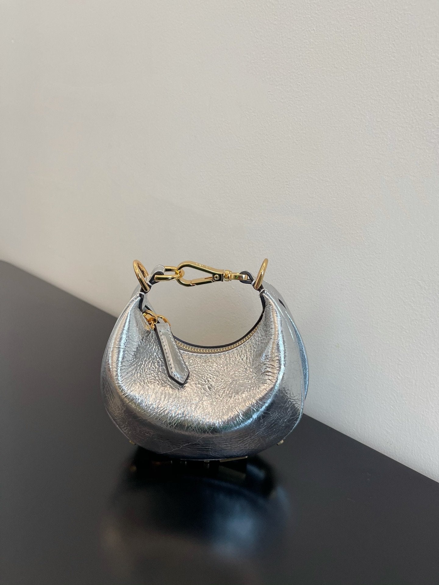 Top QualityTop Quality Nano Top QualityTop Qualitygraphy Silver For Women, Women’s Handbags 6.7in/17cm FF 7AS089AISPF1HIC