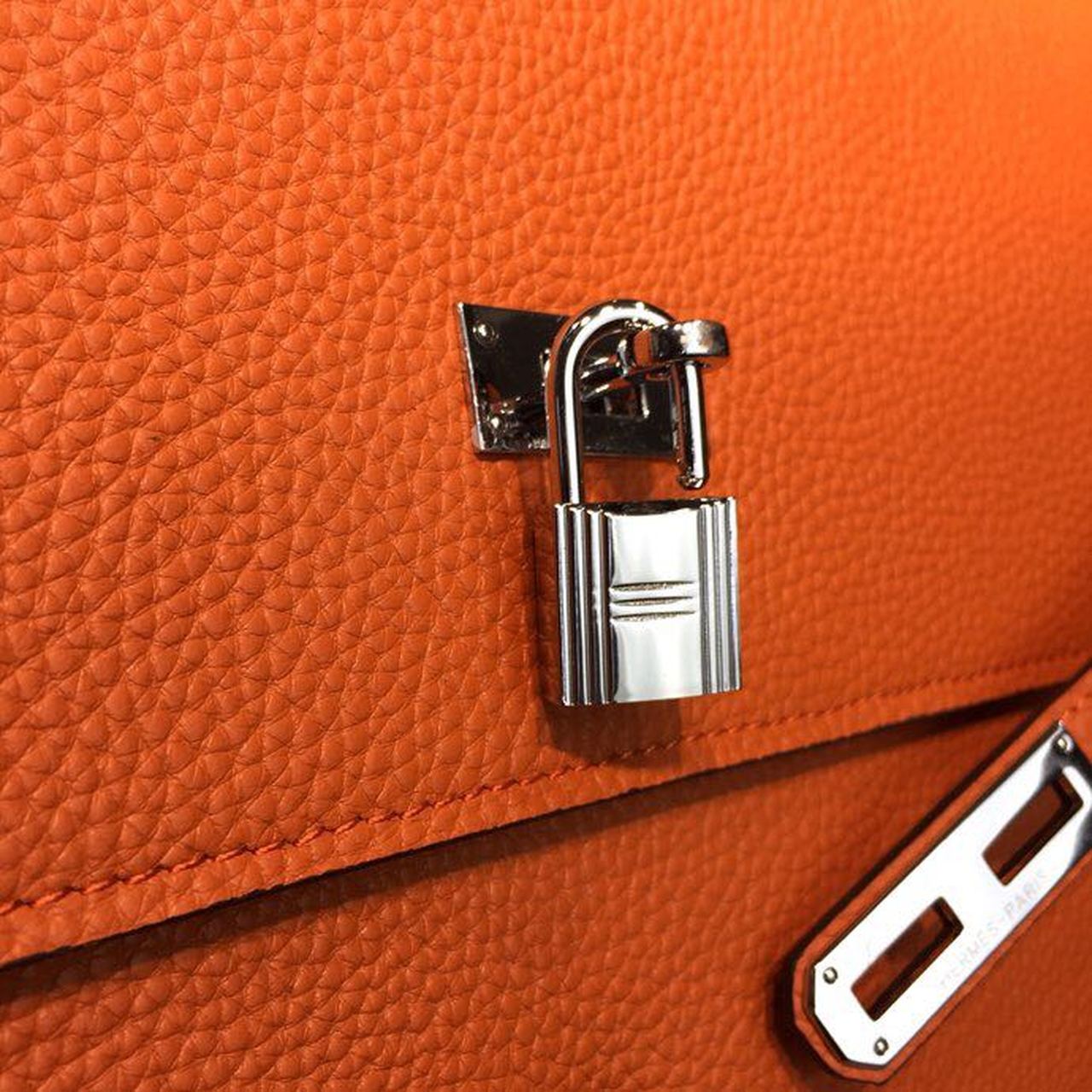 Top Quality Kelly Depeche Orange For Women PallaTop Qualityum Hardware 15in/38cm