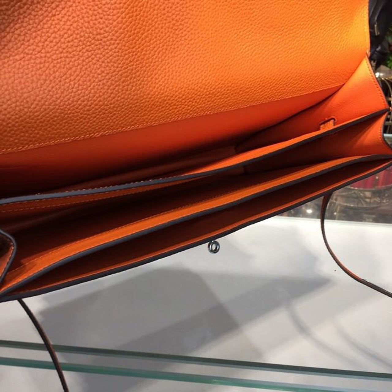 Top Quality Kelly Depeche Orange For Women PallaTop Qualityum Hardware 15in/38cm