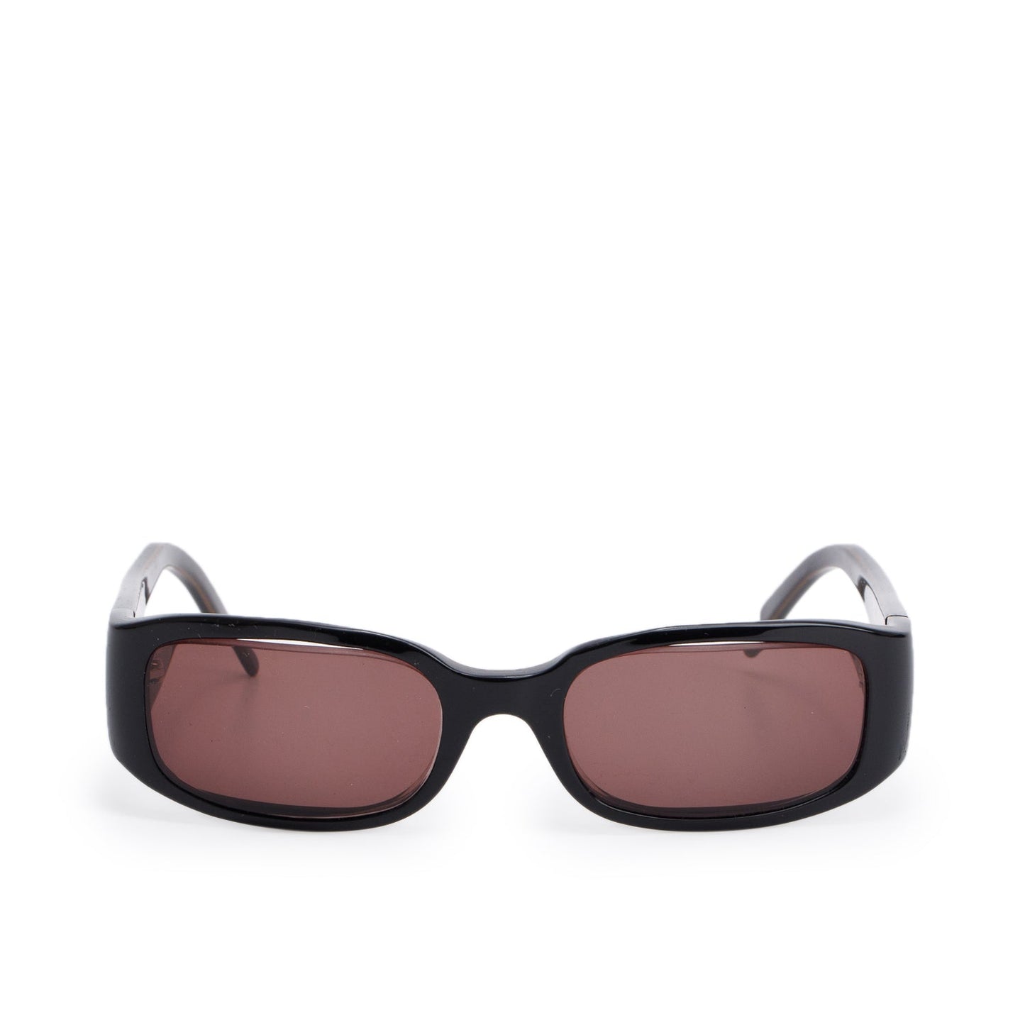 Fendi FS302 Brown Acetate Rectangle Sunglasses
