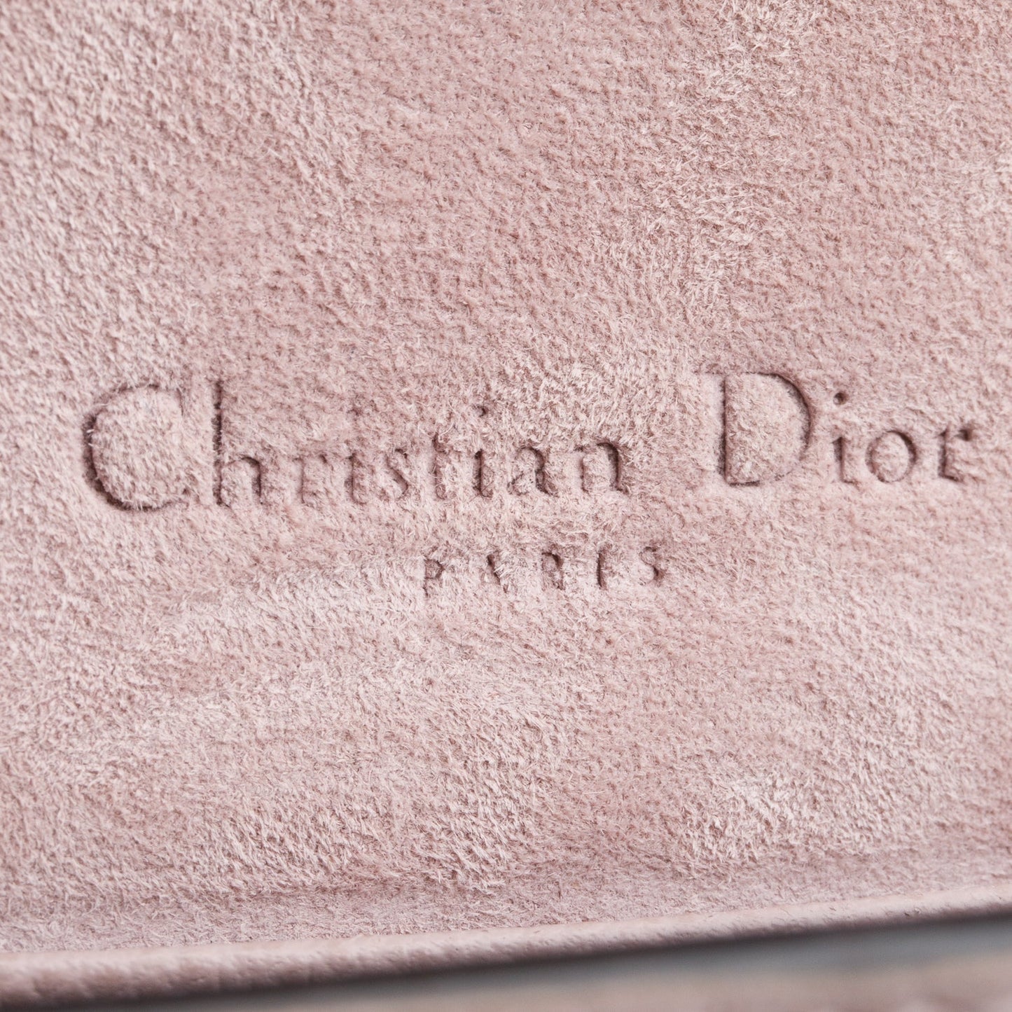 Christian Dior Pink Grained Calfskin Saddle Belt Bag