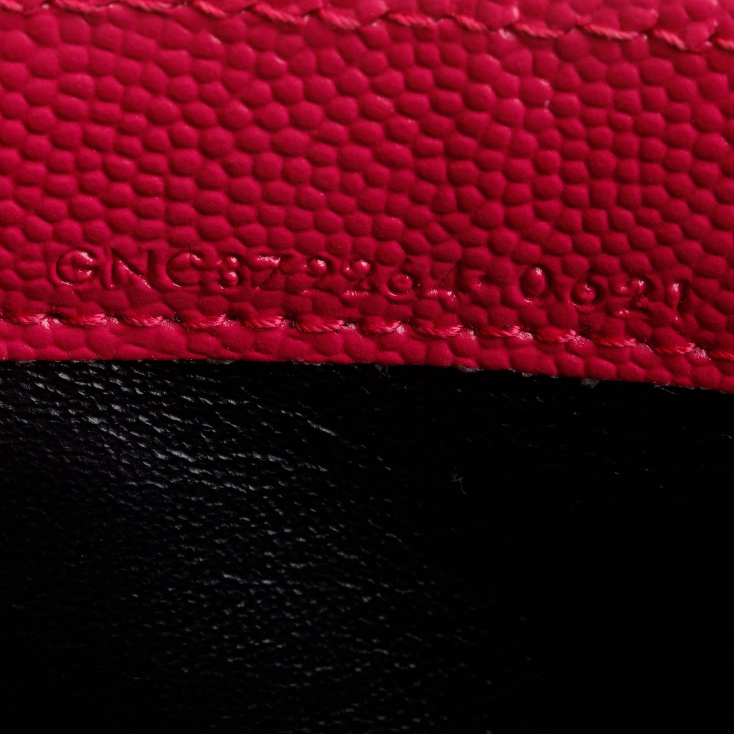 Saint Laurent 2021 Pink Grain de Poudre Cassandre Matelasse Large Flap Wallet