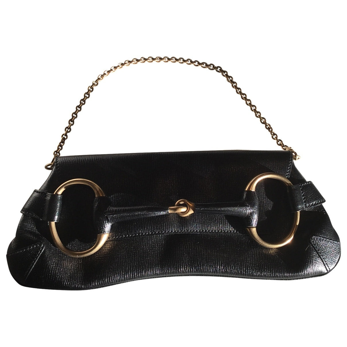 Gucci  Black Leather Handbag